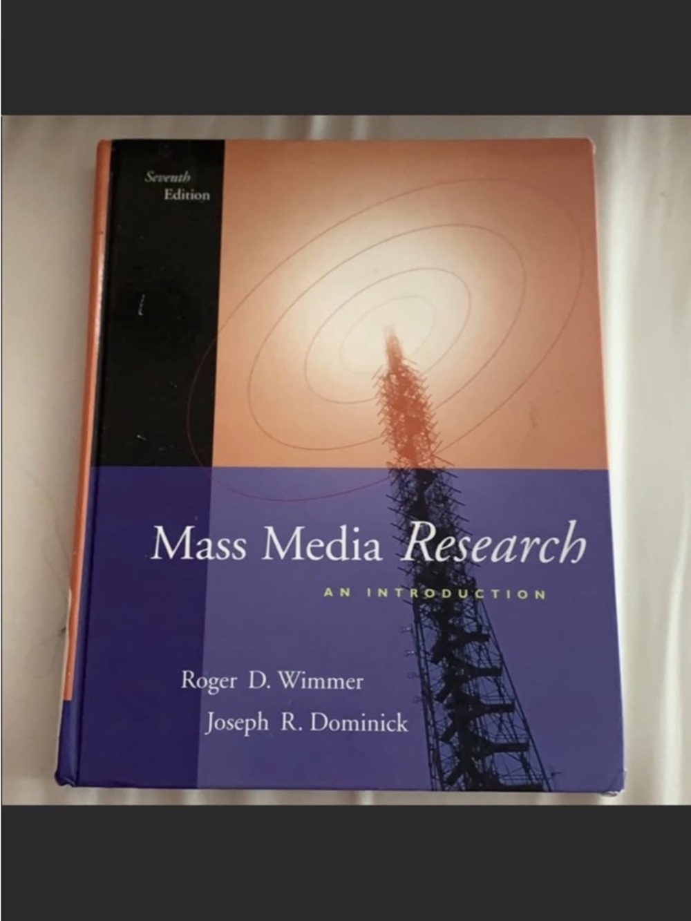 Mass Media Research An Introduction - Orange & Purple Cover